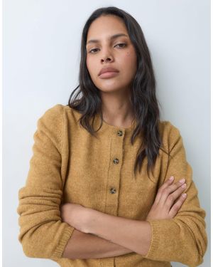 Jdy Rundhals-cardigan - Braun