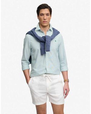 Superdry Linen Shorts - Blue