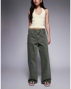 River Island Relaxed Straight Leg Jean - Grey