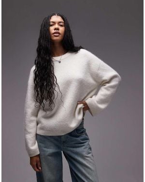 ARKET Super Soft Alpaca Wool Blend Relaxed Jumper - Grey