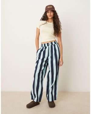 ASOS Pull On Barrel Pants - Multicolor