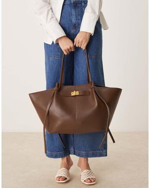 Gina Tricot Borsa Shopping Media - Blu