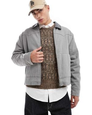 Cotton On Cotton On Relaxed Carpenter Jacket - Grey