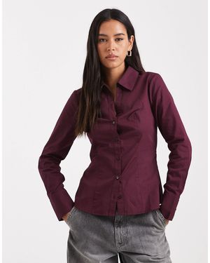 Chemise Dentelle Rose Miss Selfridge Taille 10 - Manches Longues - Polyester - Neuf Sans étiquette