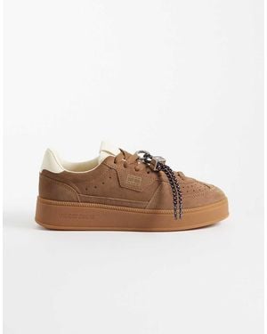 Tommy Hilfiger Greenwich Max Real Suede Trainers - Brown