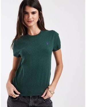 Polo Ralph Lauren Kurzärmliger feinstrickpullover - Grün
