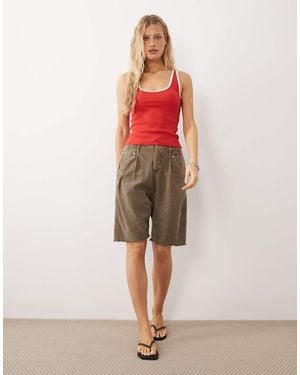 Free People Sage Harem Short - Red
