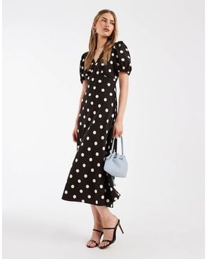 Jdy V-neck Midi Dress - White