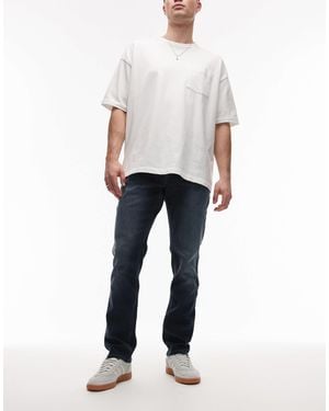 Tommy Hilfiger – scanton – schmal geschnittene jeans - Weiß