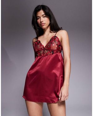 Ann Summers Shimmering Chemise - Red