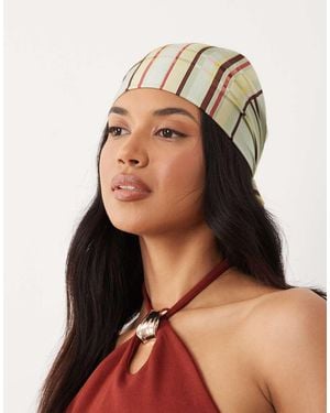 ASOS Medium Geruite Hoofddoek - Meerkleurig