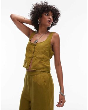 Rhythm Maya Vest Top - Green