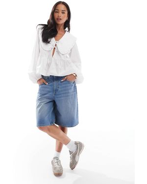 Cotton On Super baggy Denim Jort - Blue