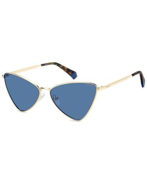 Polaroid Sunglasses 90S Triangular Sunglasses With Polarized Lenses - Blue