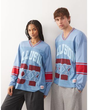 Collusion Long Sleeve Air Tex Jersey - Blue