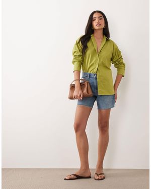ASOS Classic Cotton Shirt - Green