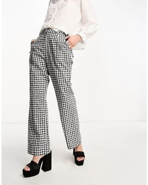 Sister Jane Bow Detail Flared Trouser Co-ord - White