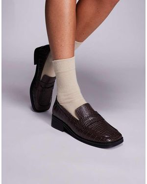 Public Desire Decaf Loafers - Brown