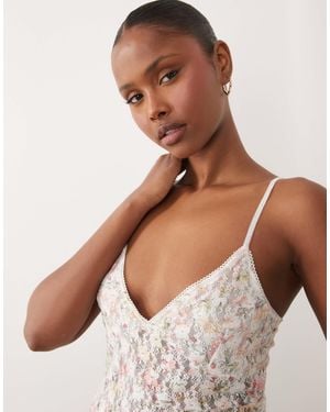 ASOS Lace Cami Top - Multicolor