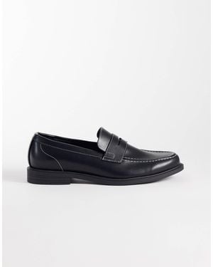 ASOS – penny-loafer - Blau