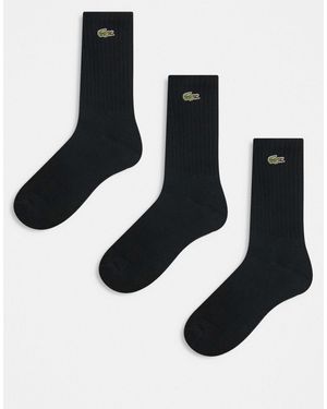 Lacoste – 3er-pack e socken - Schwarz