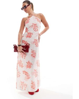 Vero Moda Halter Maxi Dress - Pink