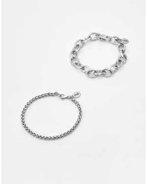 Pull&Bear Confezione Da 2 Bracciali - Multicolore