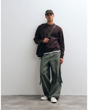 ASOS Oversize-strickpullover - Grau