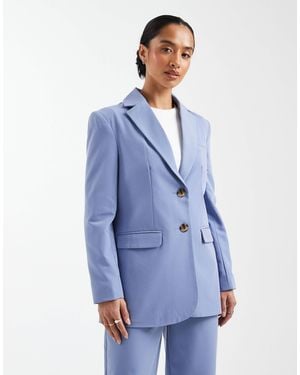 Miss Selfridge Oversized Blazer - Blue