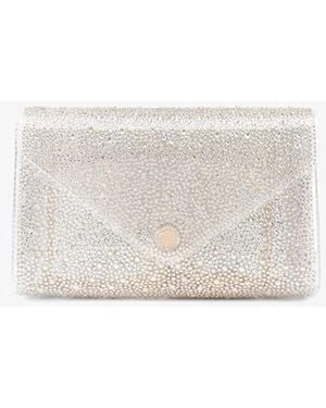 Carvela Kurt Geiger Positano Vinyl Clutch - White