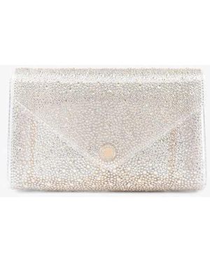 Carvela Kurt Geiger Positano Vinyl Clutch - White