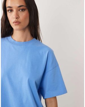 4505 Icon Heavyweight Cotton Oversized T-shirt With Quick Dry Finish - Blue
