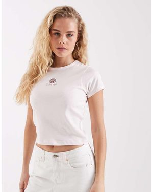 House Of Sunny I'm Just A Girl Baby Tee - White