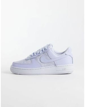 Nike Air force 1 '07 baskets en satin - Bleu