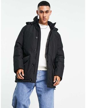 BOSS Osiass Padded Parket Jacket - Blue