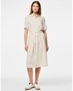 Pieces Shirt Dress - Natural