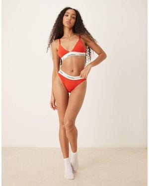 Calvin Klein – modern cotton – tanga - Orange