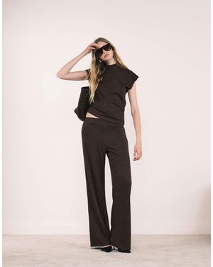Mango – michi – weiche hose - Natur