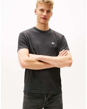 Tommy Hilfiger Tonal Tommy Badge Jersey T-Shirt - Grey