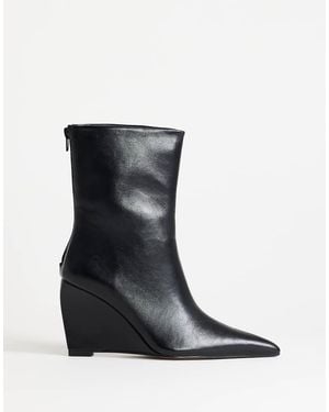 TOPSHOP Kendrick Stivaletto Con Zeppa Sagomata - Nero