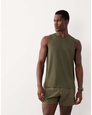 Abercrombie & Fitch Ypb Breathable Workout Muscle Tank Top - Green