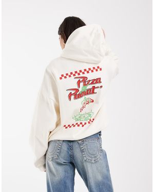 ASOS Disney Pixar Toy Story Pizza Planet Hoodie - White