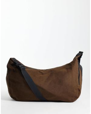 ASOS Canvas Crossbody Bag - Brown