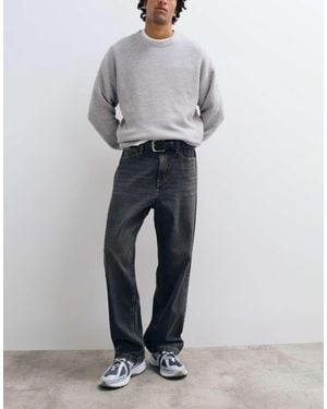 Jack & Jones Alex Jeans Baggy Lavaggio Slavato - Grigio