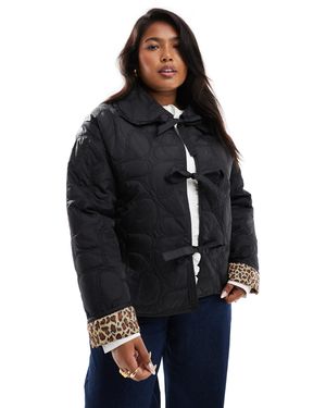 Renee Studio Plus x holly wynne – exklusive, wattierte steppjacke - Blau