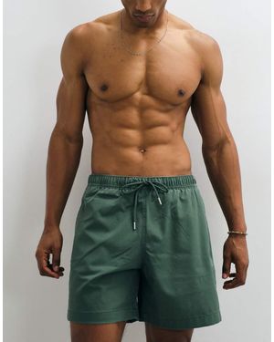 Abercrombie & Fitch Abercrombie Pull-on Swim Shorts - Green