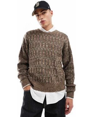 Cotton On Vintage Style Knitted Jumper - Brown
