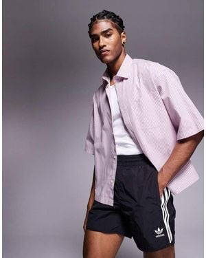 adidas Originals Adicolor Three Stripe 5 Inch Sprinter Shorts - White
