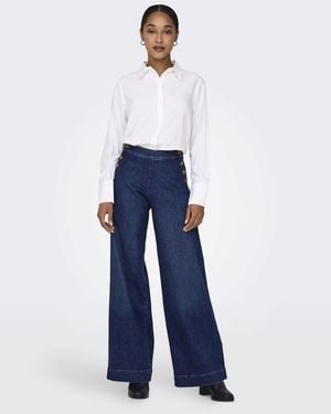 ONLY Jean ample - moyen foncé - Bleu