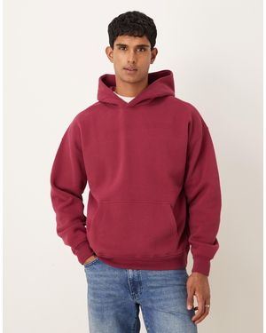 Abercrombie & Fitch – essential – kapuzenpullover - Rot
